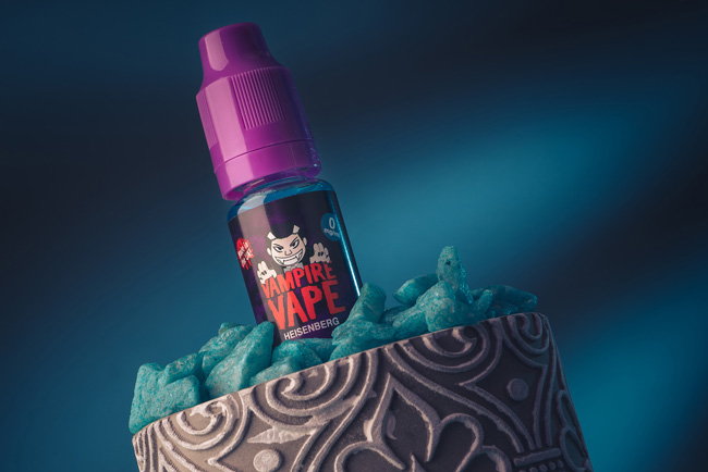 Bottle of Vampire Vape Heisenberg e-liquid
