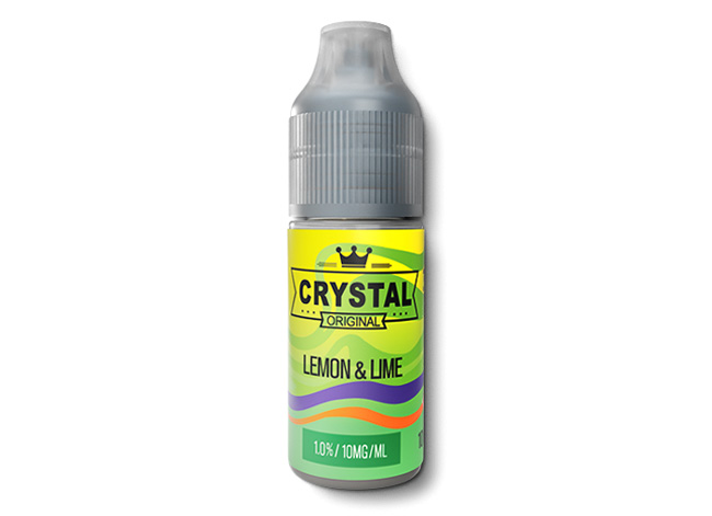 SKE Crystal Original Lemon & Lime nic salt bottle.
