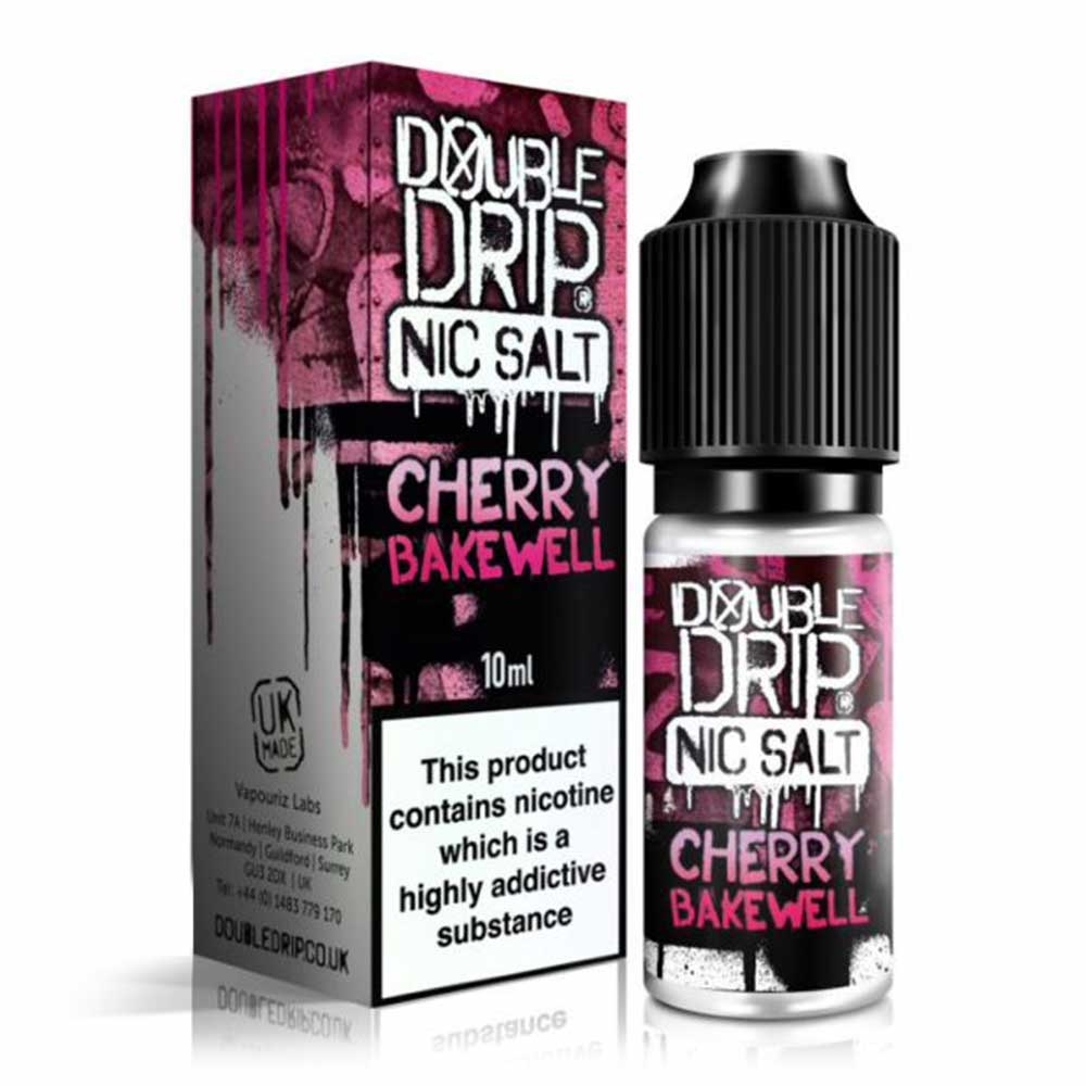Cherry Bakewell Salts | Double Drip E-Liquid