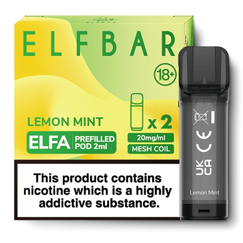 Elf Bar Lemon Mint Elfa Pods