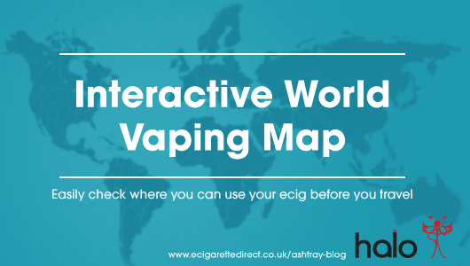 Interactive World Vaping Map: Quickly Check Where You Can Vape