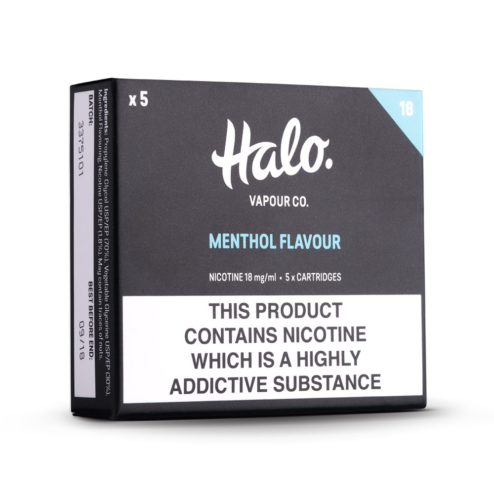 Halo Menthol E-Cig Cartridges
