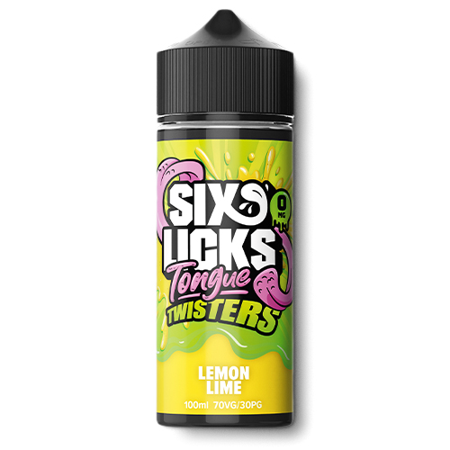 Six Licks - Tongue Twisters Lemon Lime 100ml