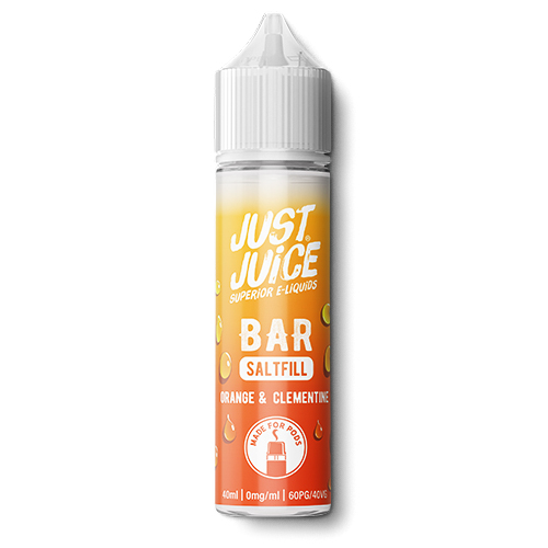 Just Juice Bar Saltfill Orange and Clementine