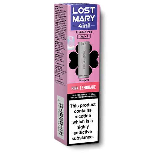 Lost Mary Pink Lemonade 4in1 Pod Box