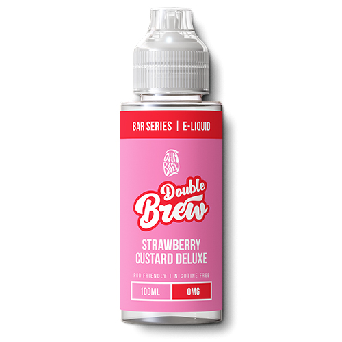 Double Brew Bar Series Strawberry Custard Deluxe 100ml