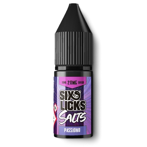 Six Licks Passion8 10ml Nic Salt