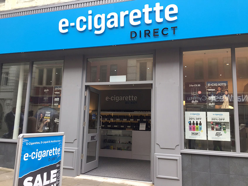 Swansea E-Cigarette Direct Store Front