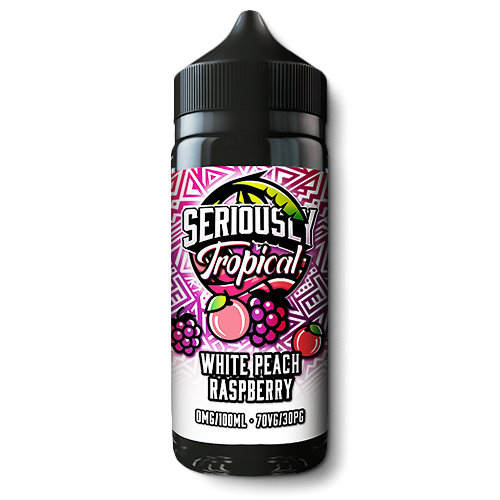 Seriously Tropical White Peach Raspberry