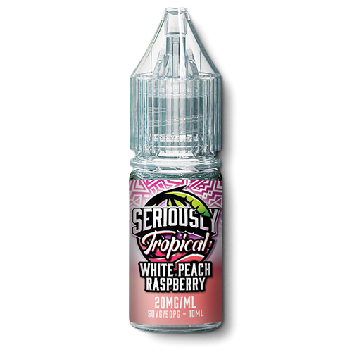 Seriously Tropical White Peach Raspberry