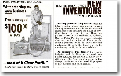 This early smokeless cigarette offers a fascinating glimpse into the history of the e-cigarette.