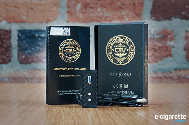 E Cigarette Direct Mini Volt Box Contents