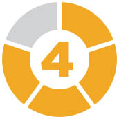 review score orange 4 icon