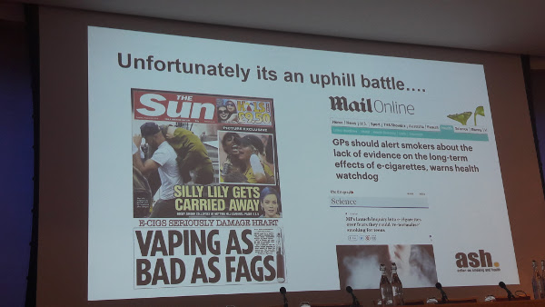 Negative media stories on ecigs.